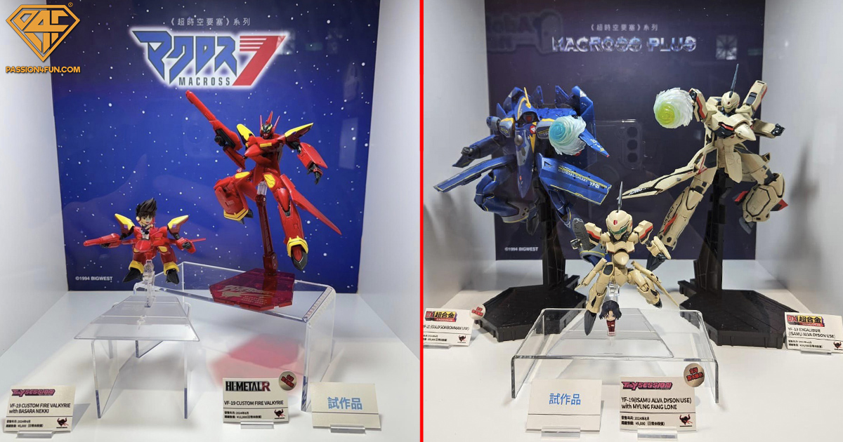 I prodotti a tema #Macross esposti al Tamashii Exhibition 2024 in Taipei (Crediti agli autori originali)
@t_features #Bandai #Chogokin50th #HiMetalR #mecha #機動戦士ガンダム #ガンダム #超合金50周年 #VF19改 #ファイヤーバルキリー #DX超合金 #Bandai
passion4fun.com/tamashii-exhib…