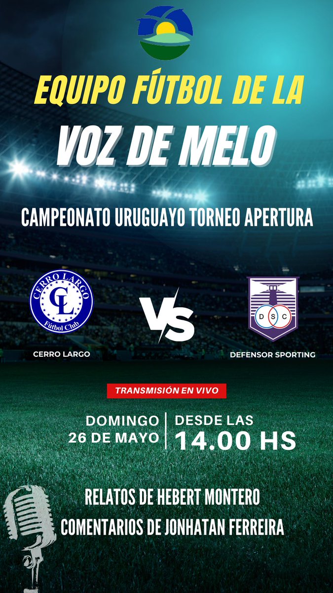 Eduardorosas30's tweet photo. #Apertura2024
Domingo de fútbol en el Parque Rodó
La radio de siempre @LaVozMelo con equipo:
@Rodri964
@BerGriotti
@JhonaFerreira28
#Horacio Da Rosa
Invitado de lujo: hoy el relato de
#Hebert Montero
#RadioPositivaRío Branco 89.7
@DeportivaVoz
@CLPortal_UY
#Futbolparatodos https://t.co/7QOEh3J0HR