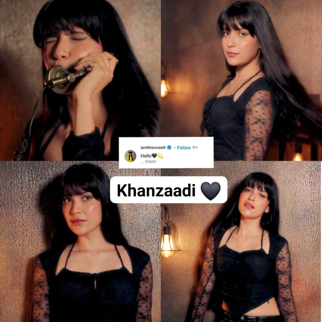 Khanzaadi looking mesmerizing in black..
#KhanZaadi
