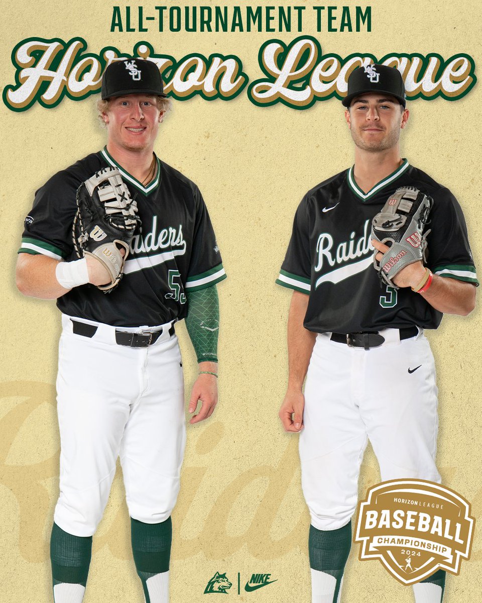 Wright State Baseball (@wsuraidergang) on Twitter photo Congratulations @JulianGreenwell and <a href="/GusGregory7/">Gus Gregory</a> on being named to the #HLBASE All-Tournament team!
#Raidergang | #BuildtheMonster Congratulations @JulianGreenwell and <a href="/GusGregory7/">Gus Gregory</a> on being named to the #HLBASE All-Tournament team!
#Raidergang | #BuildtheMonster