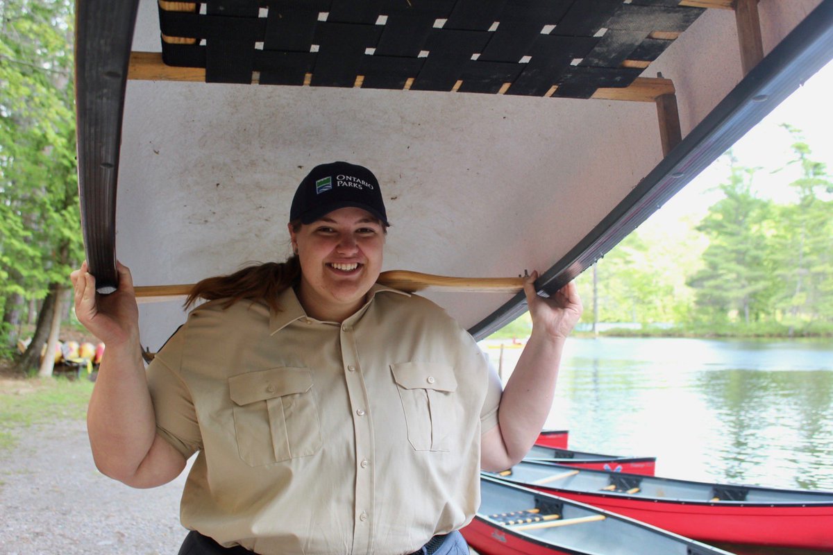 A sunny #StaffSunday at Bon Echo!

With such beautiful weather, it’s a great time to meet Katelyn at the Paddle Centre! Her favourite part about working at Bon Echo is spotting wildlife at the Lagoon!

[Image: Paddle Centre staff holding canoe overhead]

#StaffSunday #BonEcho