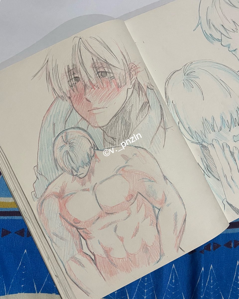 v_pnzln's tweet photo. Heonjae quick sketches
I dunno how to draw his tattoos yet
So, I just shaded it in😅
My IG: v._pnzln
✧・゚: *✧・゚:*
#heonjae #slammerdogs #illustration #sketch #pencilsketches #야화첩 #그림쟁이 #guhitph #guhit #artph #drawingph #bl #blmanhwa #kbl #manhwa https://t.co/EpQGEWJf9I