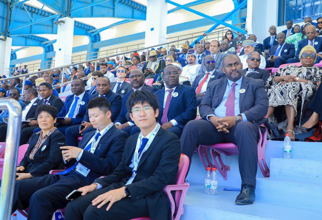 Today, May 26, 2024, I accompanied Vice President Dr. Philip Mpango as he represented the President of the United Republic of Tanzania at the inauguration of Comoros' President Azali Assoumani. The ceremony took place at the Malouzini Sports Stadium in Moroni, Comoros. Also with