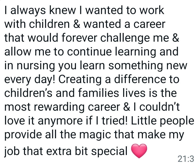 May isn't quite over yet, so let's hear from staff nurse Annabelle and why she decided to pick a career as a children's nurse. 

'Little people provide all the magic that makes my job extra special'

#InternationalNursesDay
#CelebratingNurses
#MonthOfMay