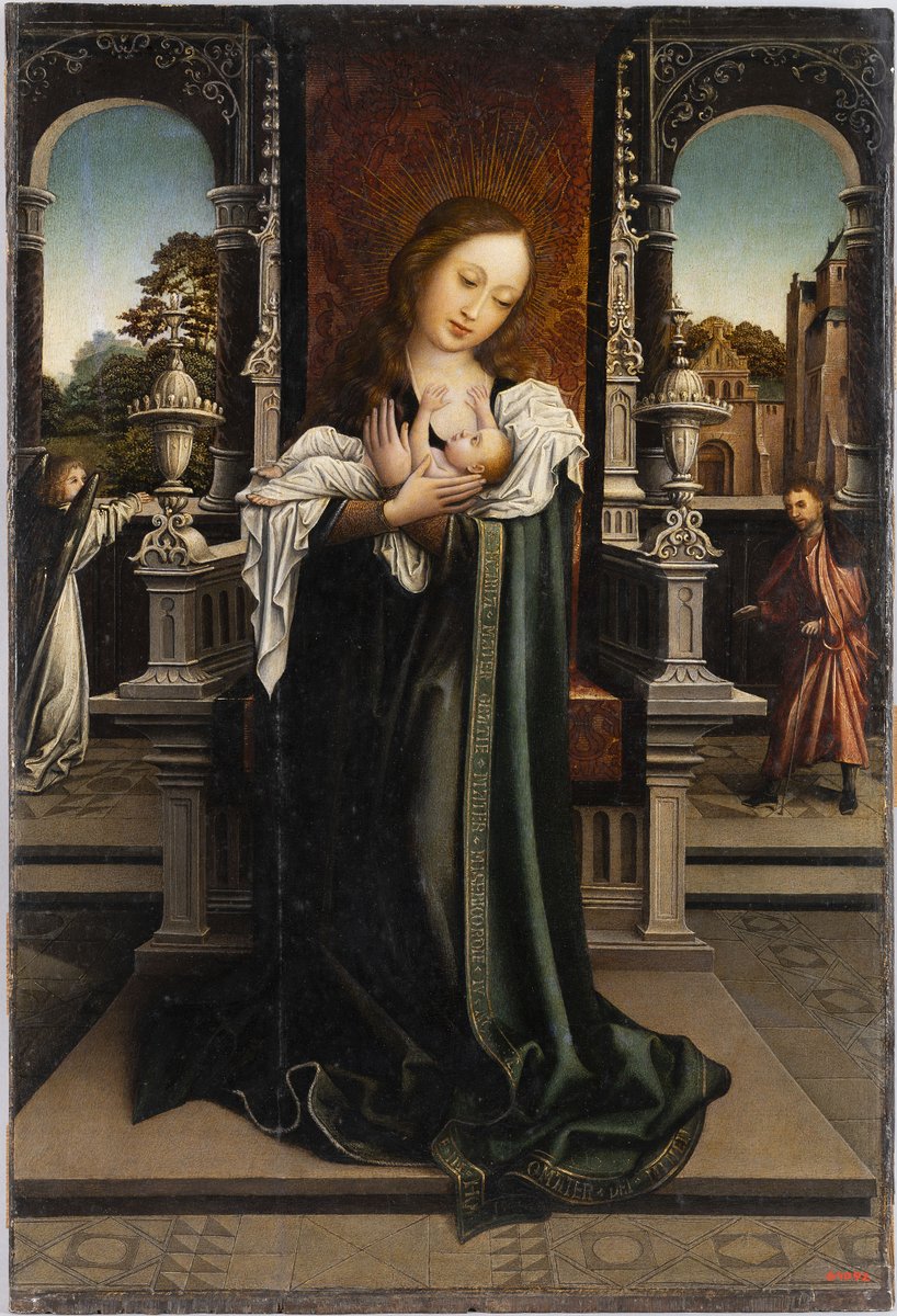 MAIG mes de MARIA
31 Mare de Déus al MNAC
Mare de Déu de la Llet - entre 1505-1525 - Anònim. Escola flamenca.
