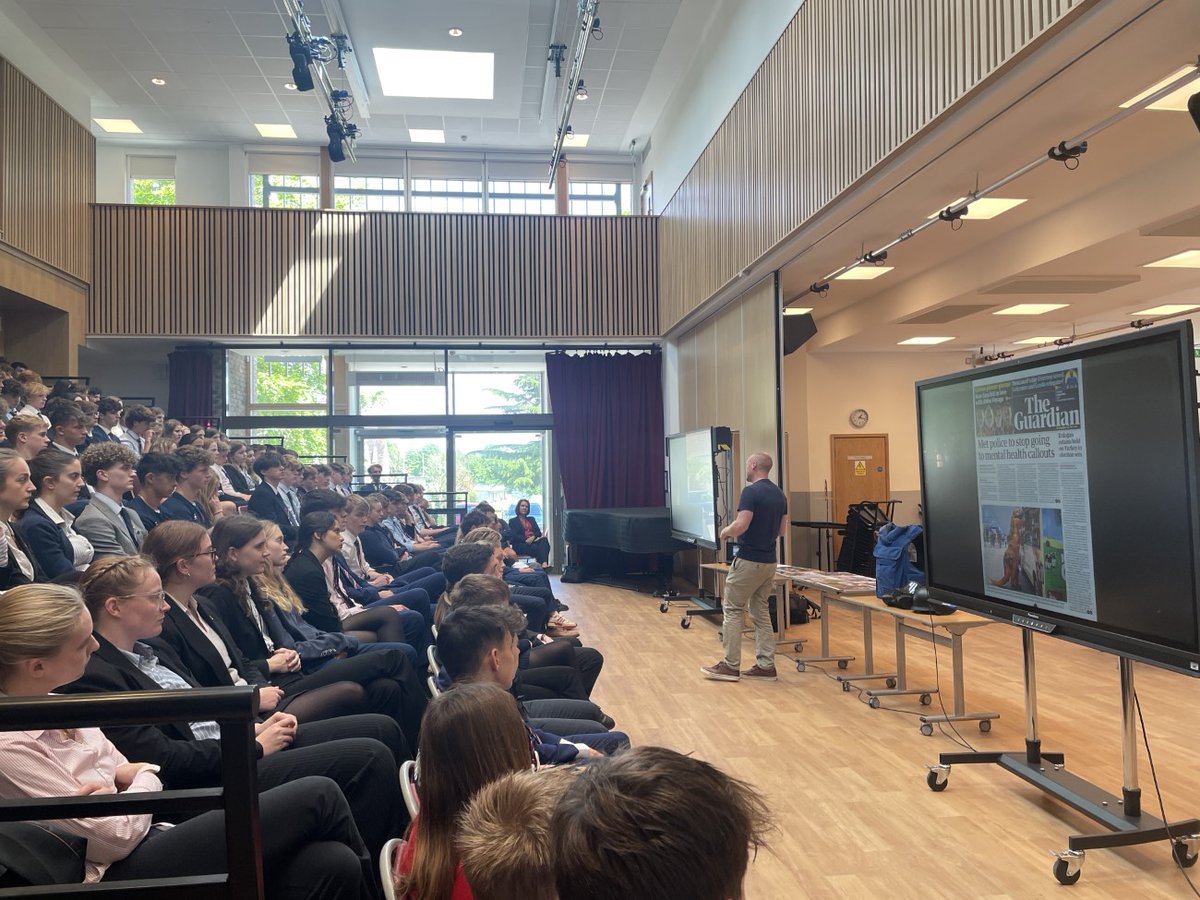 Thank you to Rick Findler for coming in last week to speak to our Lower Sixth, as part of their Enrichment programme, about photo journalism and his experiences as a war photographer. You can see his incredible photography on his website: rickfindler.com <a href="/ChurchersSixth/">Churcher’s College Sixth Form</a>