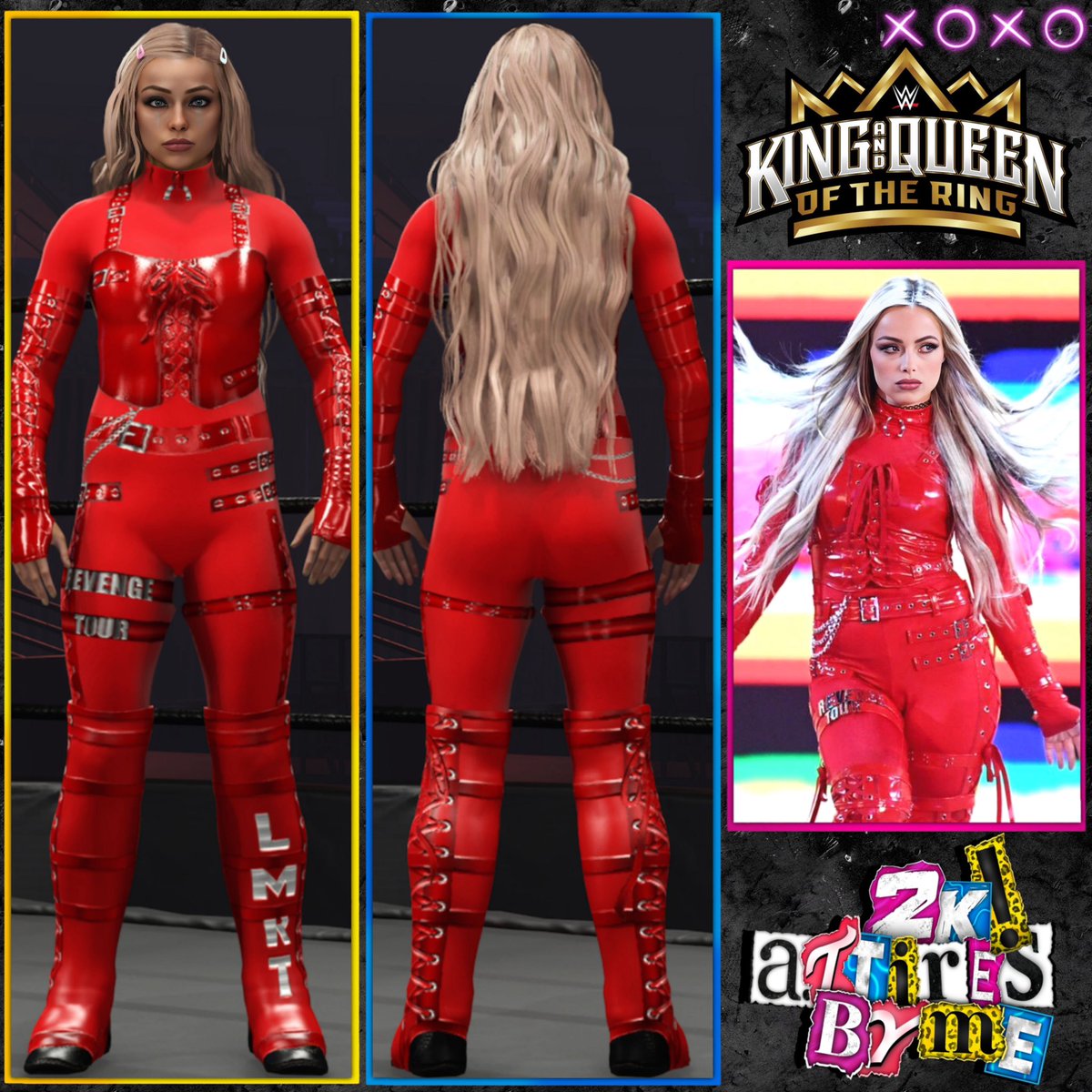 Superstar: @YaOnlyLivvOnce Gear: King and Queen of the ring’24 Hashtag: 2KBYME Cc: Yes dawls ♥️ Enjoy!!