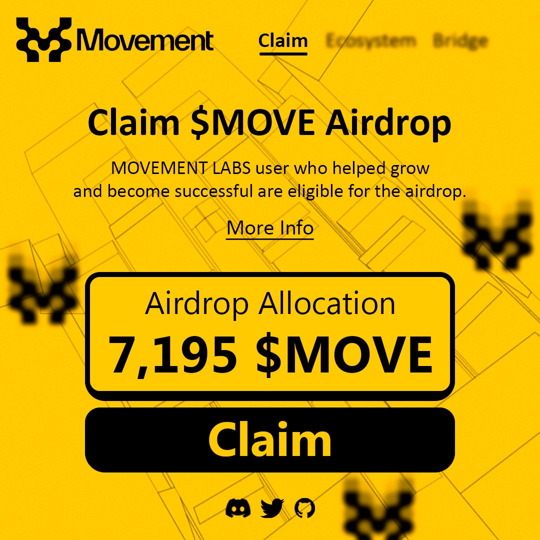 $MOVE Airdrop - Confirmed by Binance

Missing that opportunity = losing your life
Cost: FREE
Potential profit: $4,000 - $7,500

Airdrop will be soon, you need to hurry up🧵👇