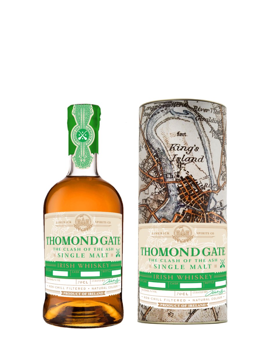 Very grateful to Nicholas Ryan of <a href="/ThomondGW/">Thomond Gate Limerick Whiskey</a> who gifted a bottle of his top-class award-winning Limerick whiskey to each of the commanding officers of the French flotilla currently visiting the city! Our sailors are truly amazed by the céad míle fáilte they’ve received here🙏🏻