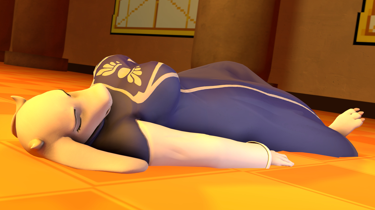 Blindscreen1's tweet photo. [SFM - Commission] Toriel Barely Spared

Toriel is spared after losing an important duel!

Full set linked below: (1/1) https://t.co/RuG381b63L