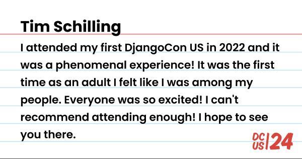 DjangoCon US tweet media