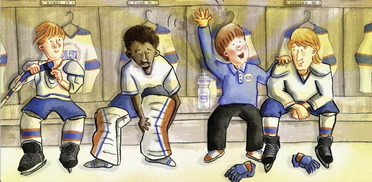 Learn about Joey Moss, a historic member of the NHL Edmonton Oilers hockey team. Joey had great energy and spirit and overcame many adversities to be a part of the team. Meet Joey in “Good Morning Sunshine” by Lorna Schultz Nicholson and Alice Carter! rb.gy/uk6db9