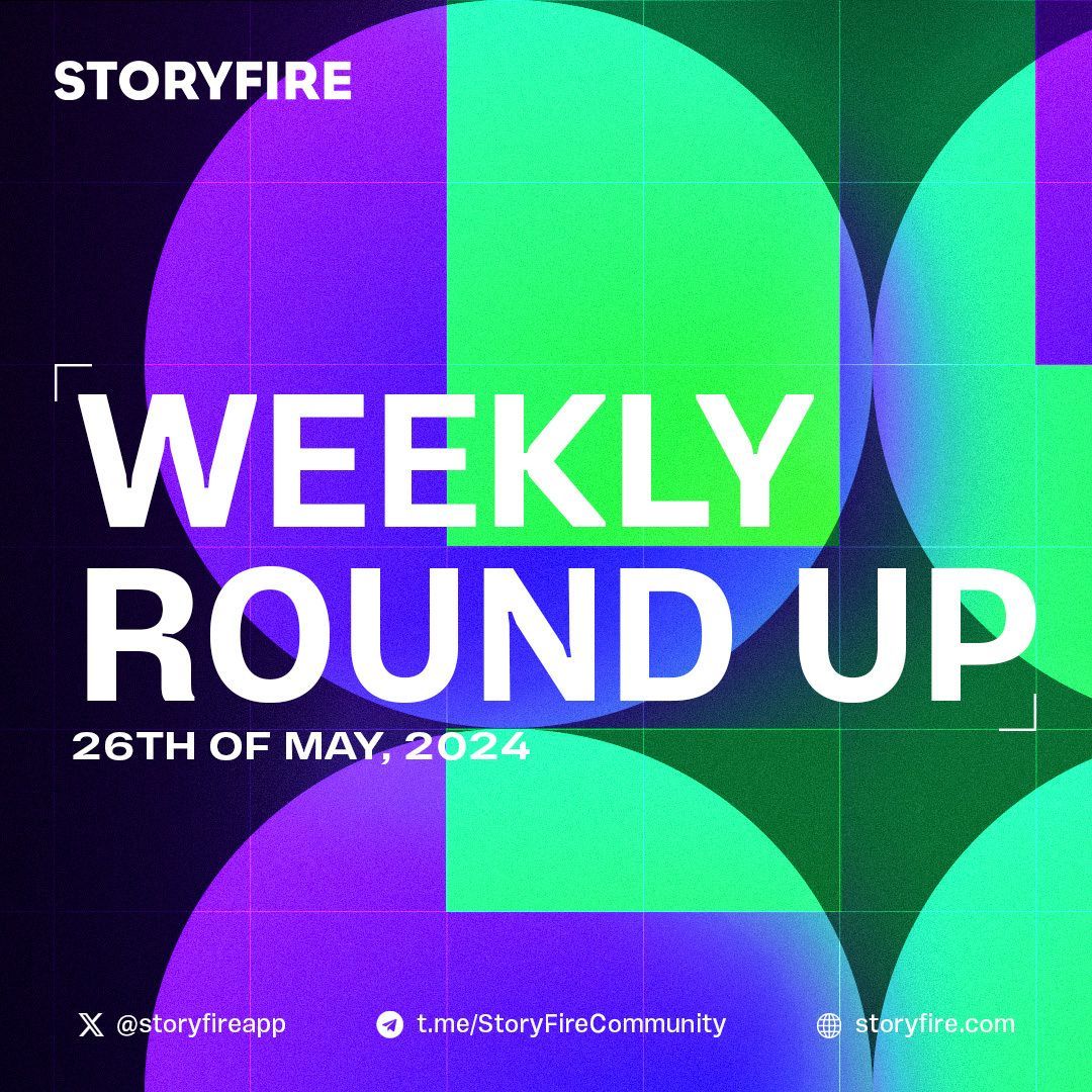 🔥 WEEKLY ROUND UP! 🔥 🎮 Exclusive insight into StoryFire: Oasis 💸 $BLAZE listing announcement 💰 StoryFire Tipping reveal 🪙 Treasure Hunt walkthrough on StoryFire: Oasis ⚒️ Completed development sprint for StoryFire: Oasis Stay tuned for our listing this Tuesday! 🚀