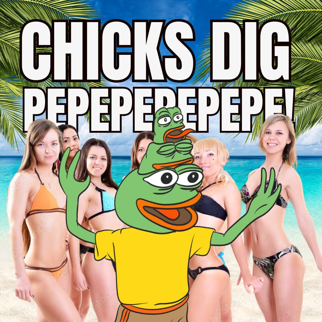 cruegercrypto's tweet photo. @Pauly0x Women I know like Pepe. So, what about duplicate myself three times? https://t.co/PxLUAQHw8N