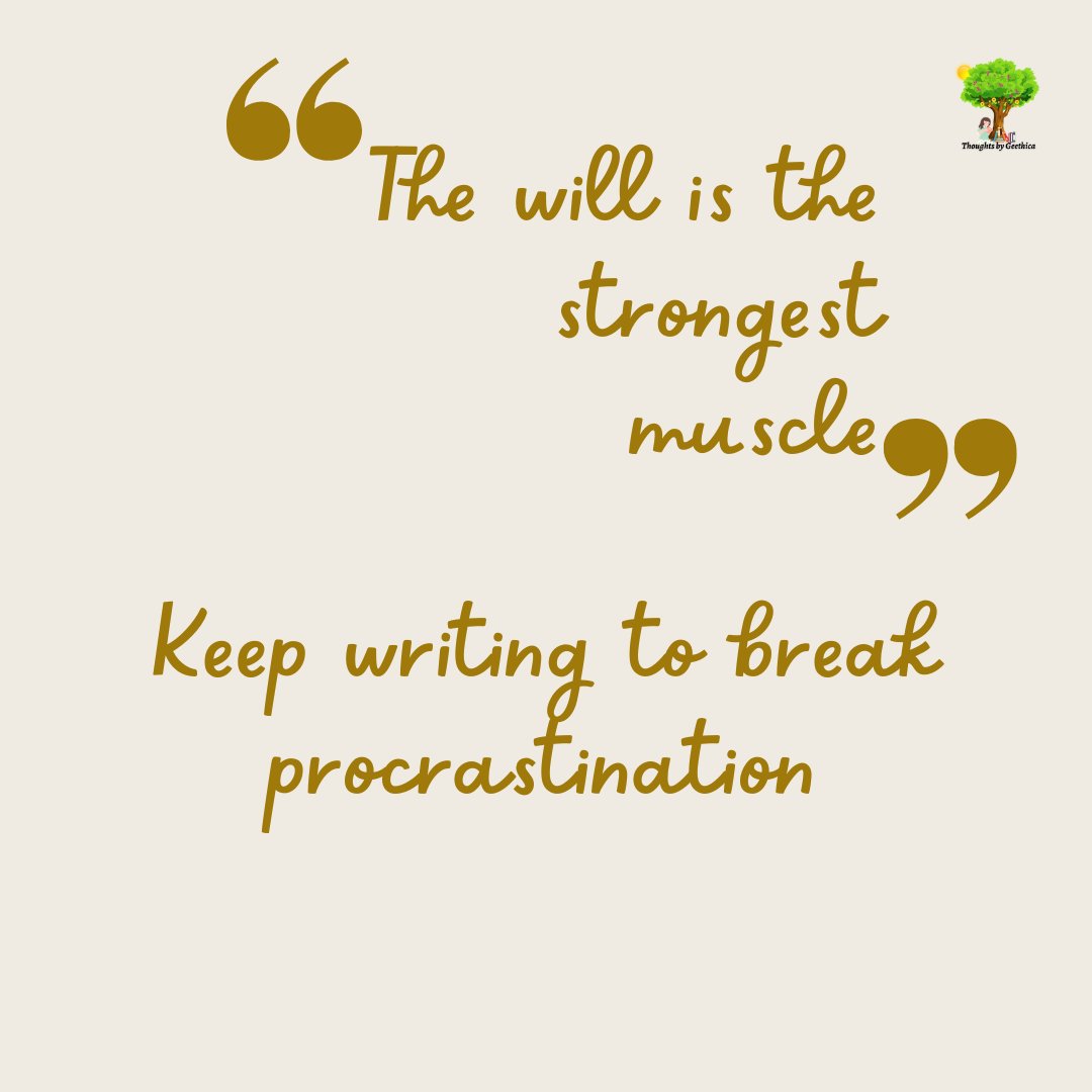 thoughtsbygeet's tweet photo. Break the barrier. #Breakprocrastination
Summarising all the steps I followed to remind myself how much do I love my blog. More than me, my blog responds to my love.
#lucidgeet #amwriting https://t.co/KTHlEn3ATe