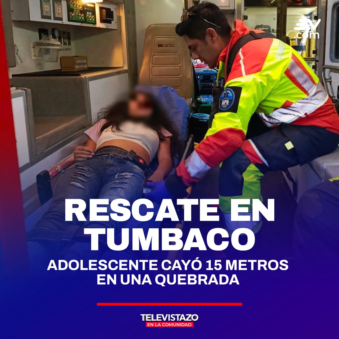 👨‍🚒 Los Bomberos de #Quito rescataron a una menor de edad en la quebrada del río San Pedro, en Tumbaco, la tarde del sábado 25 de mayo. Lee más 📲 bit.ly/3wOBLym