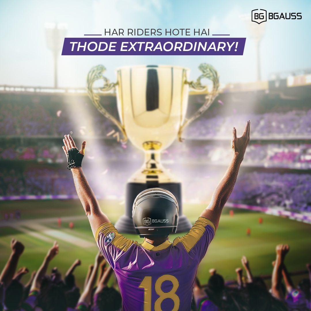 A trophy-winning journey that was truly extra! 🏏

#KKRvsSRH

#BGaussElectricScooters #BGC12i #SabKeLiyeKuchExtra #FamilyScooter #ElectricScooters #ElectricMobility #IPL2024 #Topical