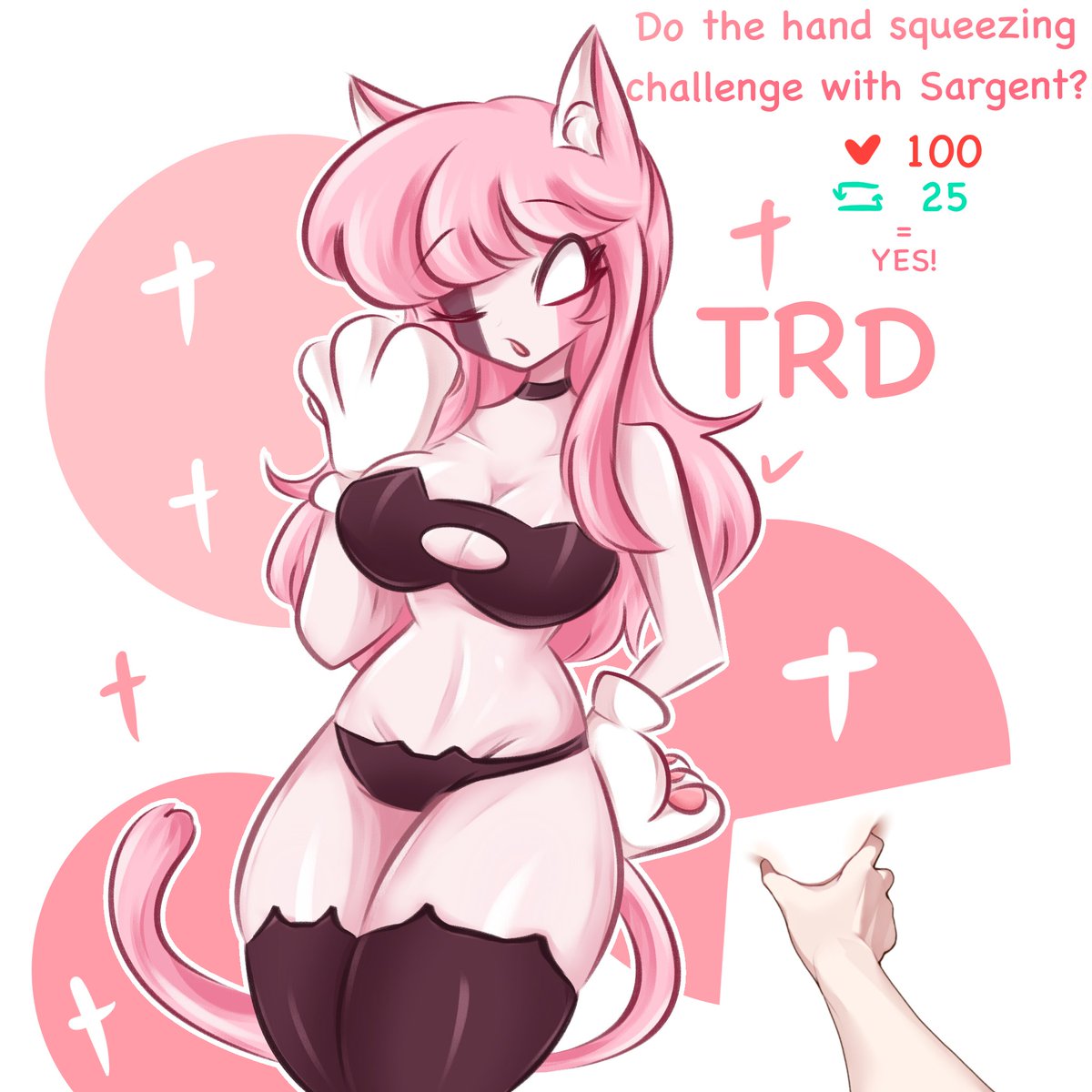 trd_yo's tweet image. 💖Challenge with Kitty Sarvente??!!!🐱
#sarvente #MFM #midfightmasses #Sarventefnf