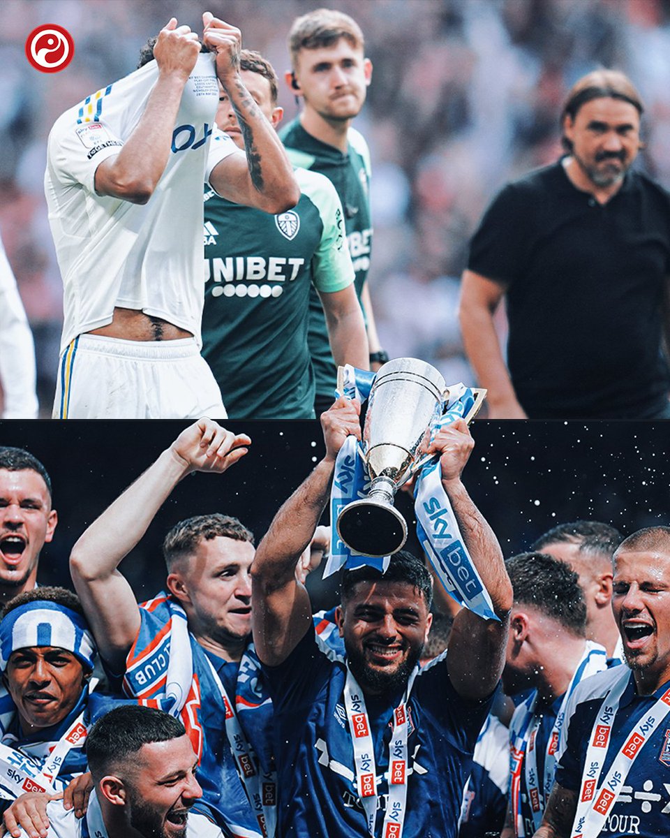 Squawka's tweet image. 2022/23

◉ Promoted: Burnley, Luton, Sheff Utd
◎ Relegated: Leicester, Saints, Leeds

2023/24

◉ Promoted: Leicester, Saints, Ipswich 
◎ Relegated: Burnley, Luton, Sheff Utd

19 of the 20 sides from 2022/23 will be in the Premier League for 2024/25.