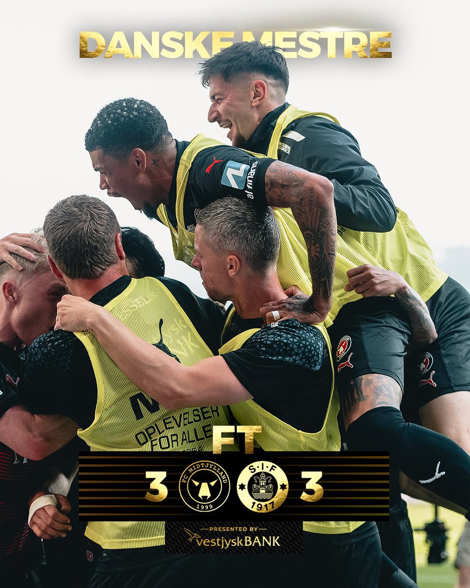 fcmidtjylland's tweet image. VI HAR GJORT DET! 🏆

#FCMSIF