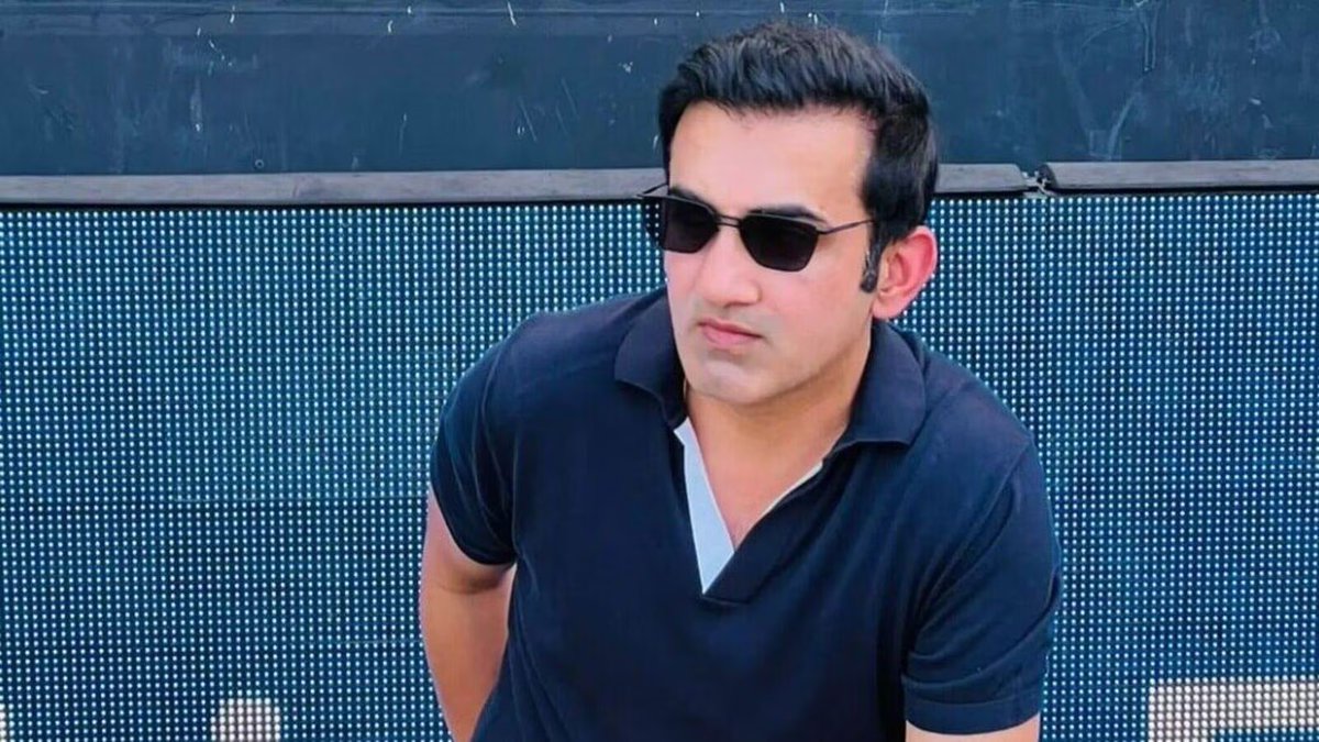sagarcasm's tweet photo. KKR has 3 trophies. All with GG. They should call him GOATam Gambhir https://t.co/vrm2RwRoMz