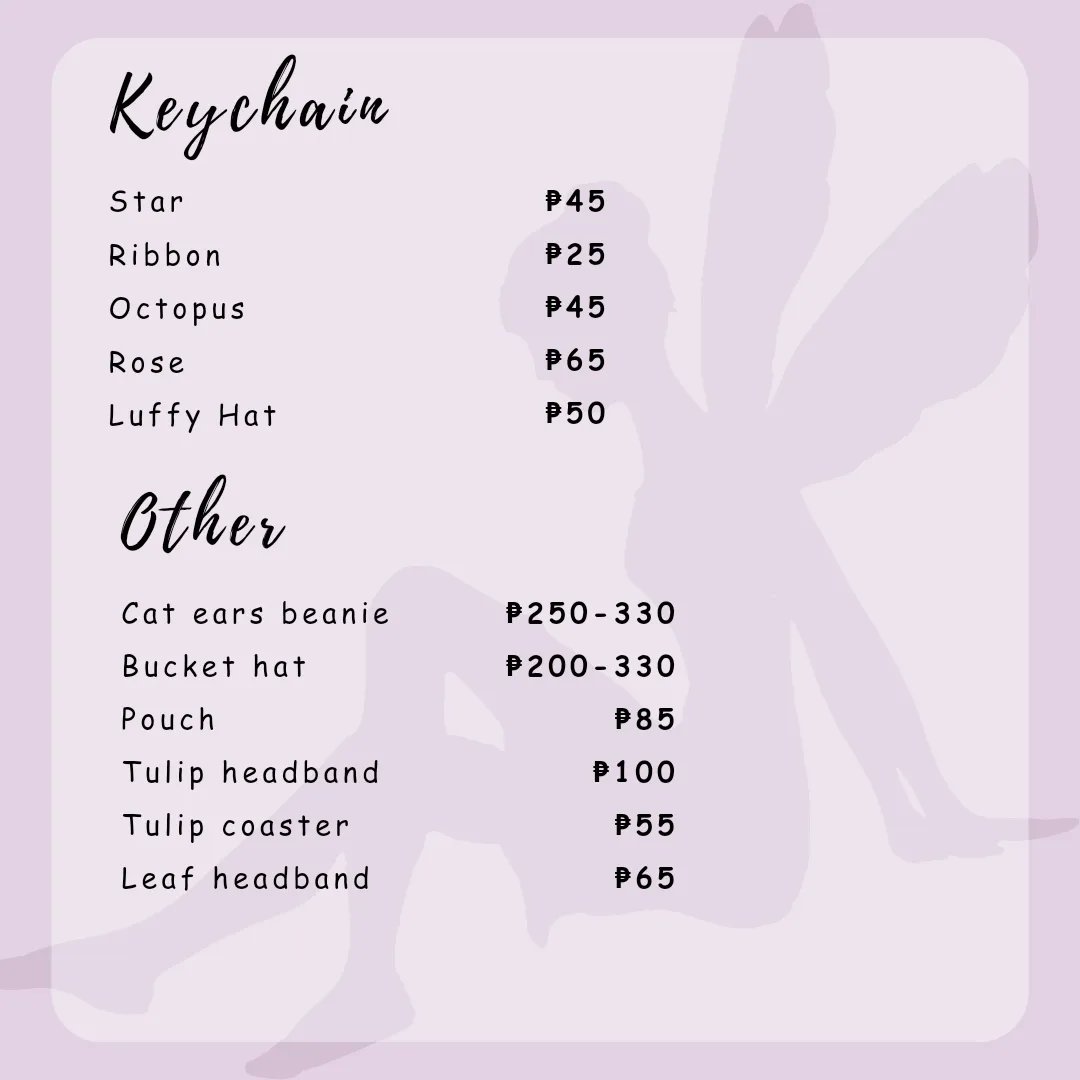fairycraftscdo's tweet photo. FAIRY CRAFTS SERVICES

#smallbusiness
#crochetph #crochetflower  #crochetbusiness #smallbusinessph #handmade https://t.co/w4662sJ2IK