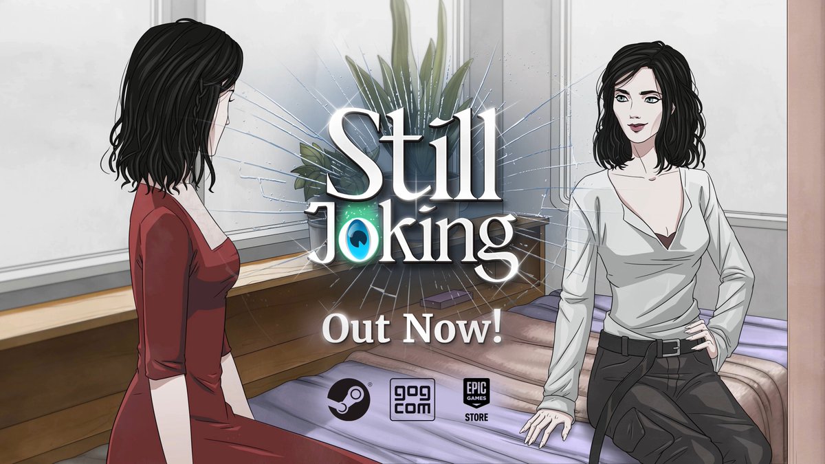When you crunch so hard that you forget to announce your release on Twitter 🤦‍♀️

#StillJoking is out on 
Steam:  bit.ly/4dXEPsM
Gog: bit.ly/3KgtRAL
Epic: bit.ly/3V0mmTo