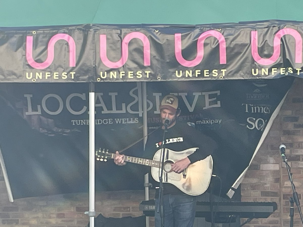 Headlining the <a href="/Local_and_Live/">Local & Live</a> stage is Matt Falloon. We’ve seen him perform with others but not solo before, very pleased to have caught this <a href="/UnfestTW/">Unfest</a>