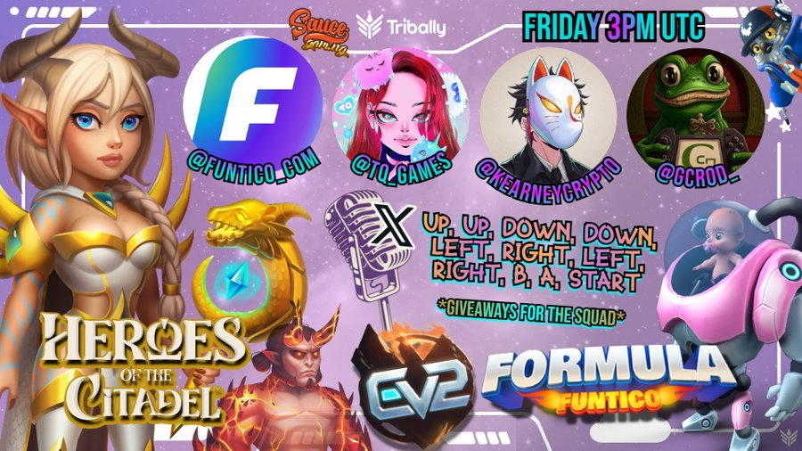 TQ_Games's tweet photo. Everyone is talkin' about @Funtico_com because they're minting in a few days, here's all you need to know..

TLDR; register here for a WL 👀✨
https://t.co/ksQq8Ledji

🚨🚨🚨
Squadie @coopernicus01 from @GamingOnAvax touched on some exciting updates w/ the legend @Pavel_Kuende 👀🎮
ICYMI, here's a link below
👇👇👇
https://t.co/hikip1CEKG

We also shared perspectives on the gaming space w/ @kearneyy & @Gcrod_ while geeking about the Formula Funtico DEMO thats actually pretty fun!👀
NFA. DYOR.
Details about their first-ever Funtico NFT Mint

🗓️ Sale Date: May 30th, 2024  
🕙 Time: 10AM UTC  
🔢 Supply: 888 Summoner NFTs
 ⛓️Blockchain: Avalanche 
💰 Price: 1.88 AVAX 💲

Here's their official announcement:
https://t.co/H7ez6de1sd
After a few epic meetings and alpha, I believe in the team so watch out coz we got somethin' cooking together lowkey w/ some of your fav gamers & the @SAUCESQUADGG  🔥 

IF you want to learn more about the benefits of a Summoner NFT, check out the link below! ✨

Peek my video below where I showcased the gameplay of some of their games as well! 👀🎮
