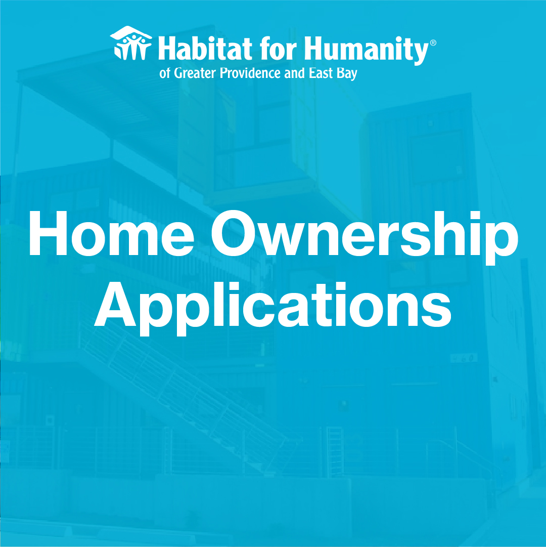 Next month’s newsletter will give exciting details about our Homeownership Applications! 🏡

To sign up for our newsletter, visit: (habitatpvd.org/subscribe/)