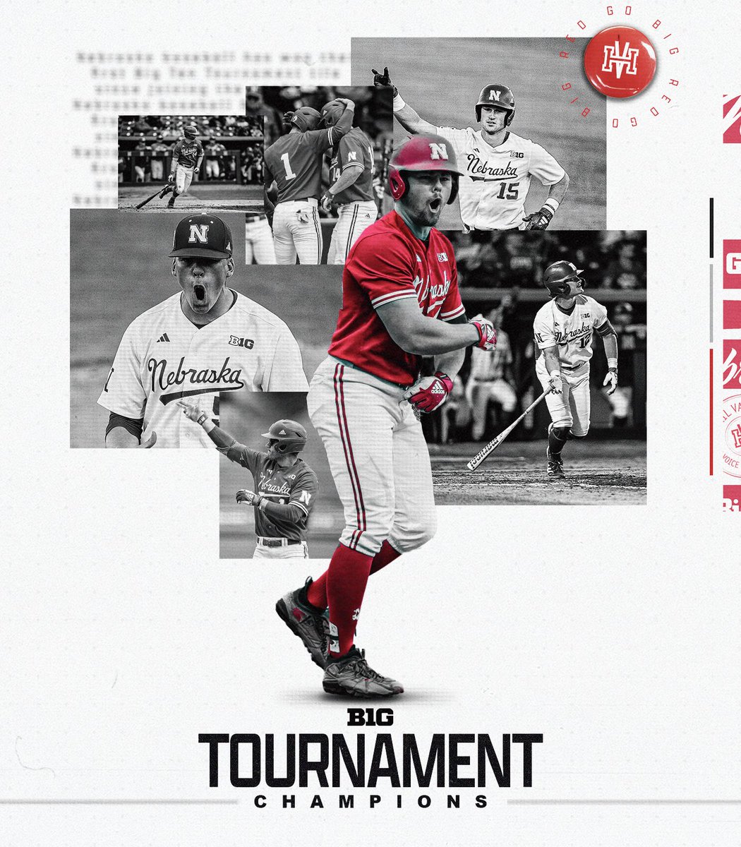Hail Varsity (@hailvarsity) on Twitter photo 🏆CHAMPIONS🏆
History made as Nebraska clinches their FIRST-EVER Big Ten Tournament championship!
#Huskers | #B1GBaseball 🏆CHAMPIONS🏆
History made as Nebraska clinches their FIRST-EVER Big Ten Tournament championship!
#Huskers | #B1GBaseball