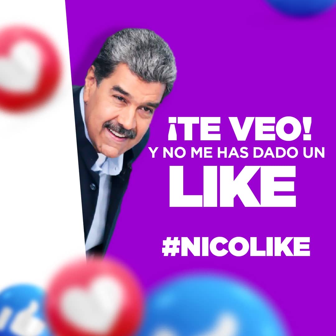 El presidente Nicolás Maduro representa la lealtad a nuestro Comandante Chávez y junto al pueblo, derrotaremos una vez más a los apellidos en las próximas elecciones. @NicolasMaduro #NicoLike