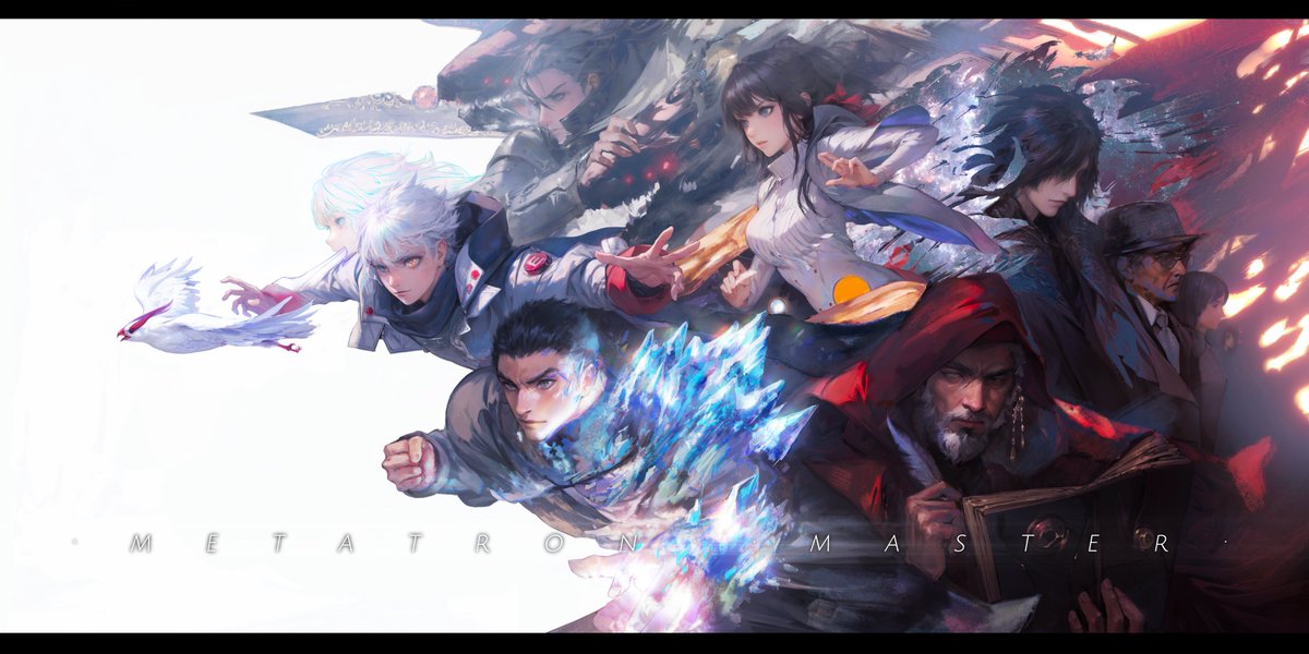 JPGEpsd's tweet photo. #改旧图 龙是神的宿主也是它的表象，如果你不能弑神，屠龙者或许只是下一个容器……#冷星 #梅塔特隆法师 #荷希芽 https://t.co/ESrcplq6fQ