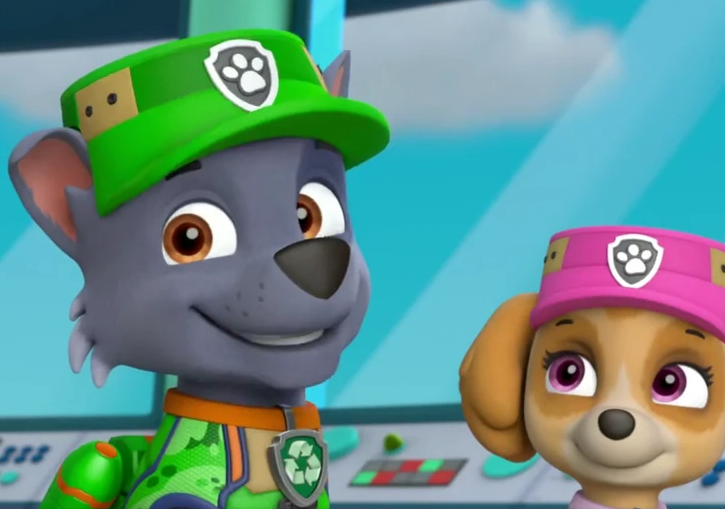 Heyo! I'm here with day 268 of #dailySocky!

Today's Socky is from the Season 5 episode, Ultimate Rescue: Pups Save a Swamp Monster!

So far Zuma's one and only Ultimate Rescue, and it wasn't even a 20 minute episode, it was split with Rocky's.

#pawpatrol #rocky #skye #socky
