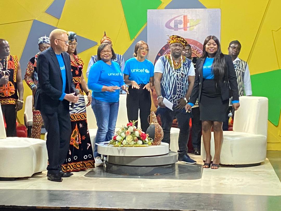 @unicefcameroon was this afternoon in «Tam-Tam Week-End» the iconic TV program to sensitize about menstrual hygiene and challenges young girls and women are still facing to have appropriate support and infrastructure in 🇨🇲. #MenstrualHygieneDay