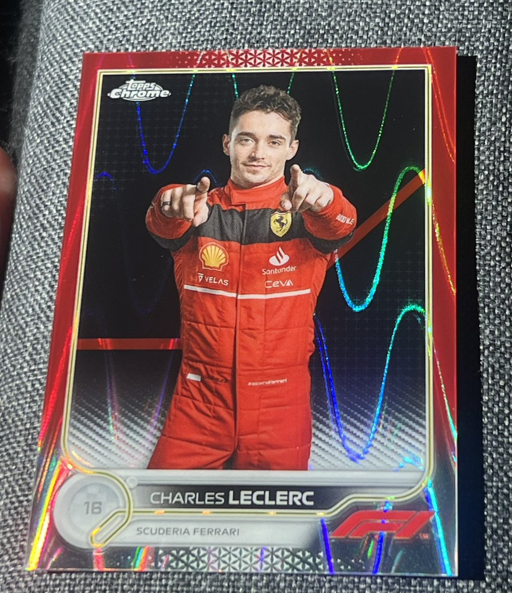 realtruth501's tweet photo. What a day in #monaco 🏎️ the wait is over!!!! 📈taking offers now #Formula1 #grandprix #ferrari #charlesleclerc #leclerc #ScuderiaFerrari  #champion #hobby #collectors #red #match #hobbycards @Topps @F1 @Charles_Leclerc  @ScuderiaFerrari https://t.co/1p2kHg8WGP