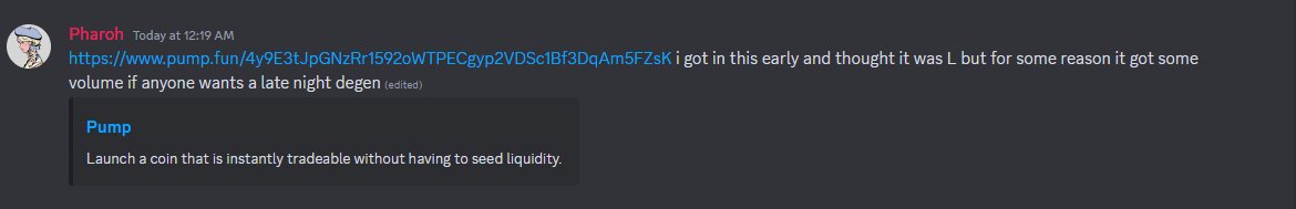 Found $FATGF last night and posted it in <a href="/PastelAlpha/">Pastel Alpha</a> chat after it randomly got solid volume. 

Posted around 20K and it almost hit 1M overnight