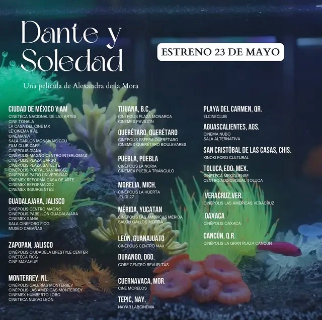 CCCMexico's tweet photo. #Estrenos Dante y la Soledad de Alexandra de la Mora
Narra la transformación emocional y física que vive una mujer después de tener un bebé https://t.co/Rd2F6pXNsJ
#EgresadasCCC
Productora: Karla Badillo (SLP), Cinefotografía: Sebastian González Riva, Edición: Paulina del Paso https://t.co/xeh5atF1MR