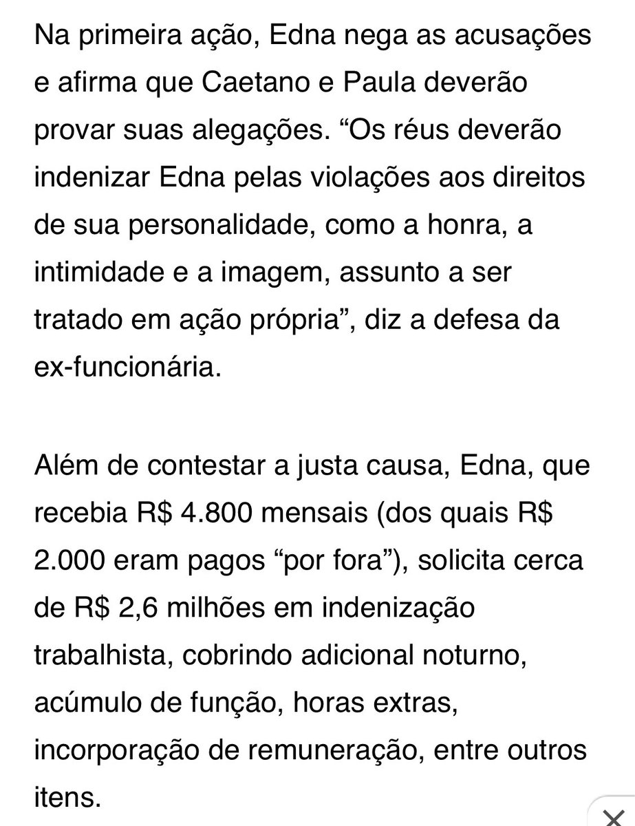 Os petistas Caetano e paula Lavigne pagavam uma miséria pra sua empregada e se sentiam autorizados a exigir qualquer coisa, inclusive expulsando da casa que cederam a ela como se o ser humano fosse propriedade deles. Esse é o típico comportamento da esquerda, elite do Braza.