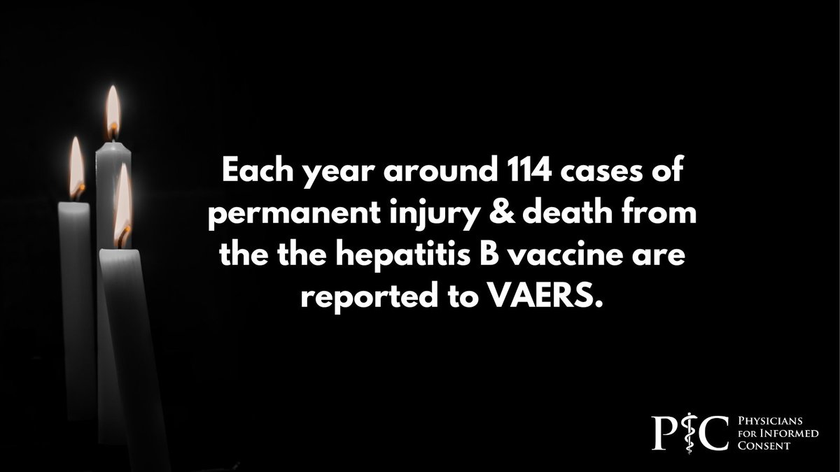 DYK the government tracks reported cases of vaccine side effects through the Vaccine Adverse Event Reporting System (VAERS)? Each year around 114 cases of permanent injury & death from #hepatitisB vaccine are reported to VAERS. #protectyourkids Learn more: piccata.org/hepatitis-b-vrs