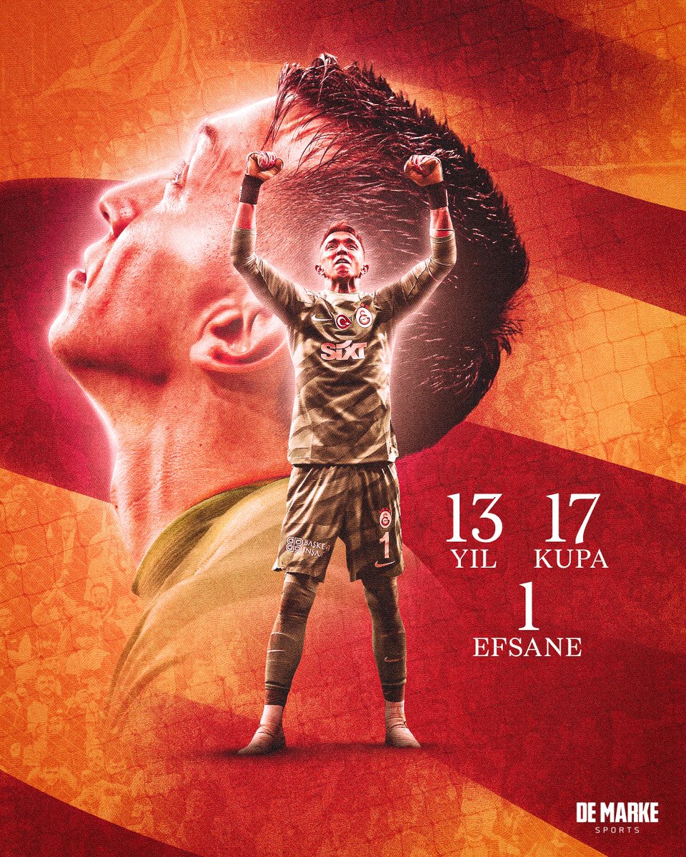demarkesports's tweet photo. 13 yıl, 17 kupa, 1 efsane.

Néstor Fernando Muslera Micol 🦁 https://t.co/rhexufcZcJ