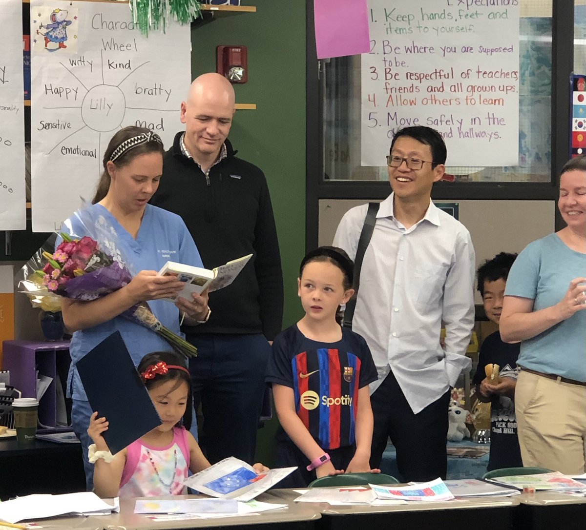 clronco's tweet photo. Celebrating a first grader’s writing growth from the beginning of the school year until the end is a special experience! Congratulations to our first graders and their families @DurhamAcademy for this amazing progress. 👏🏻 https://t.co/H0bTjFDYB3
