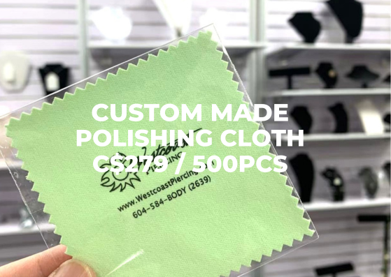 Custom made polishing cloth for your jewelry business. Any size or shape with your logo printed.

C$279 for 500pcs or C$379 for 1000pcs. 

zakkacanada.com/custom-made/cu…

#polishingcloth #jewelrycloth #silvercleaning #jewelrycleaning #custommade #zakkacanada