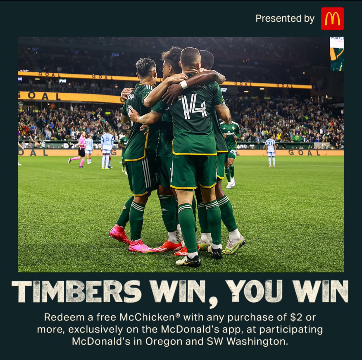 Everybody eatin’ 🍴 Redeem your @McDonalds of Oregon in the app TODAY, #RCTID