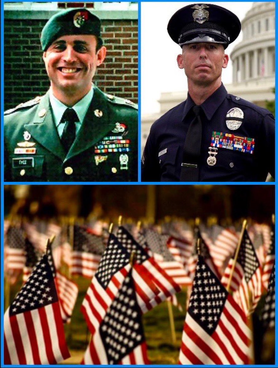 Army Special Forces Sergeant 1st Class - Peter Tycz and Marine Recon Sergeant Major / LAPD SWAT - R.J. Cottle. Both died in Afghanistan and both were my friends. Please join me in honoring them and those who died serving our country. #MemorialDay
