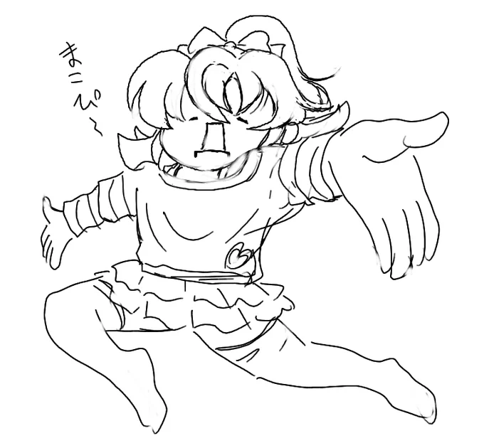 #お前のふざけた絵と真面目な絵を比較してみろ 