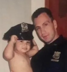 26 years ago today, Police Officer Anthony Mosomillo was shot & killed while apprehending a suspect. As we continue to uphold our promise to #NeverForget, his daughter, now Detective Mosomillo continues to wear her father's shield number to continue his legacy.