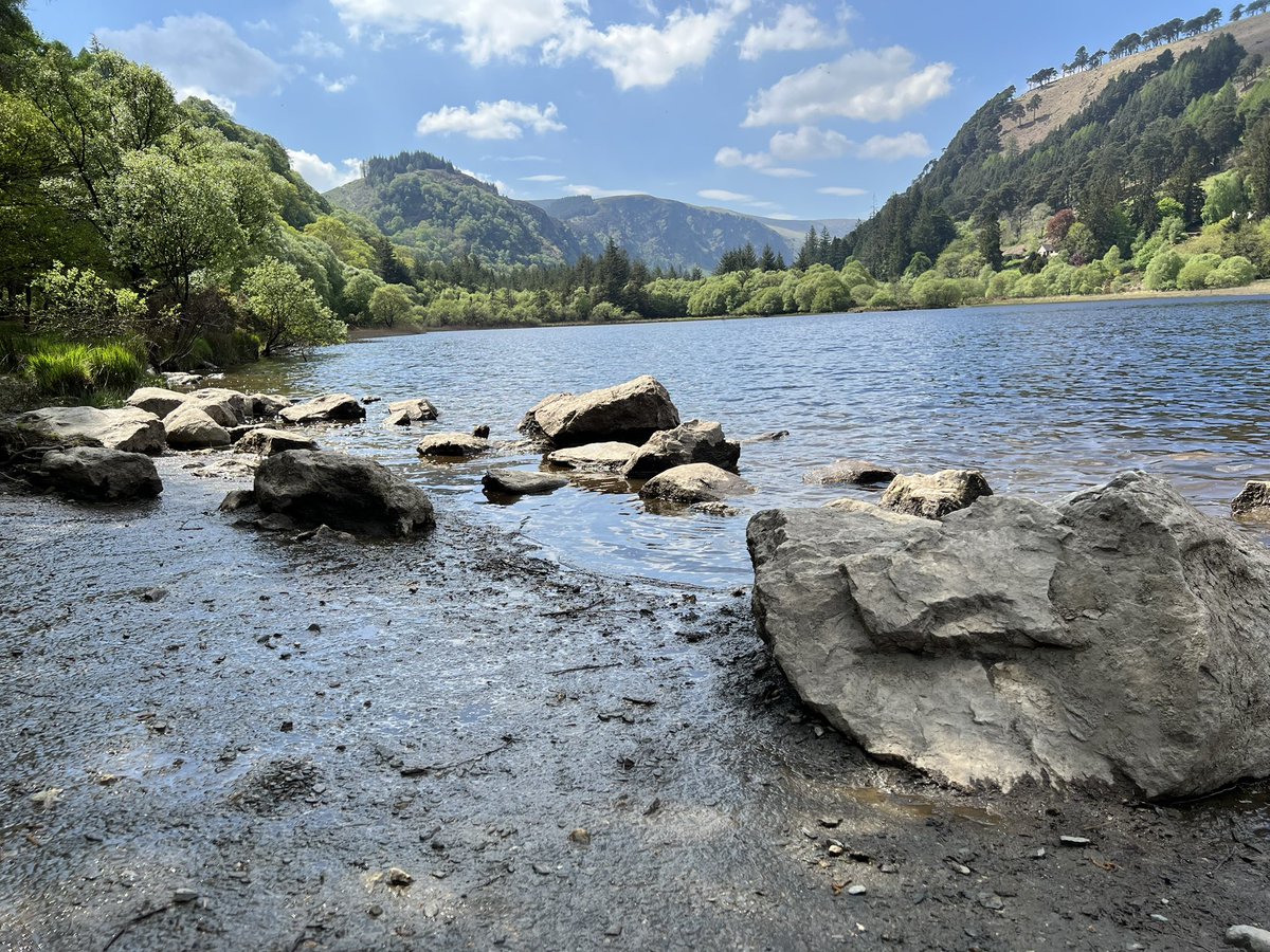 Glendalough Valley in County Wicklow, Ireland