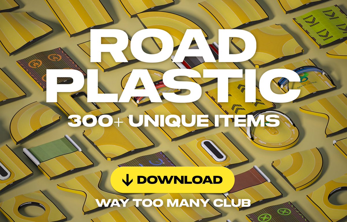 Full set of Road Plastic is out, download it in Way Too Many Club or on ix: item.exchange/set/view/12348

(WTMT extension set is out as well)