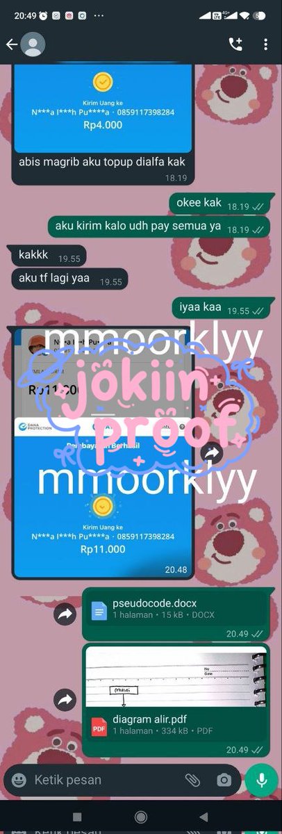 mmoorklyy's tweet image. testii joki tugas teknik informatika✅
#jokiinformatika #jokitugas #zonauang